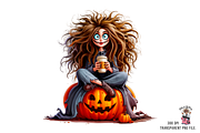 Spooky Halloween Girls PNG Bundle, a Graphic by Rina Akther (Thumbnail 3 of 11)
