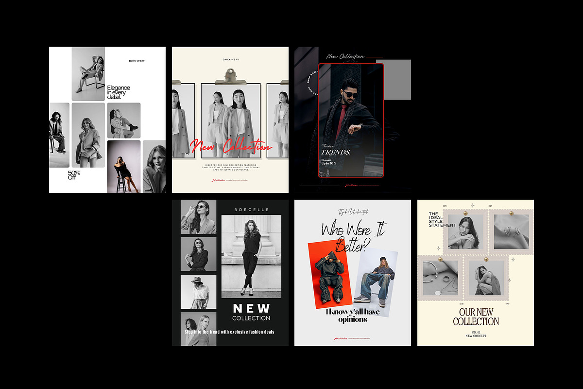 Fashion Brand Social Media Kit, a Social Media Template by Templeste (Photo 5 of 5)
