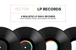 Vector LP Records Vol. 1, an Object Graphic by Side Project