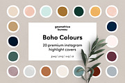 Instagram Highlight Covers Boho Vol2, a Social Media Template by Geometrica Bureau (Thumbnail 1 of 6)
