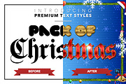 Christmas Pack #2 - Text Styles, a Layer Style Add-On by Jonas Stensgaard (Thumbnail 22 of 23)