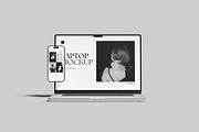 Laptop and Phone Mockup, an iPhone Mockup by Graphiculon (Thumbnail 7 of 11)