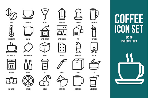 Coffee Icon Set
