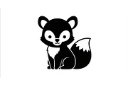 Cute Forest Animal Silhouette Bundle, an Illustration by Creativeshirt (Thumbnail 49 of 54)