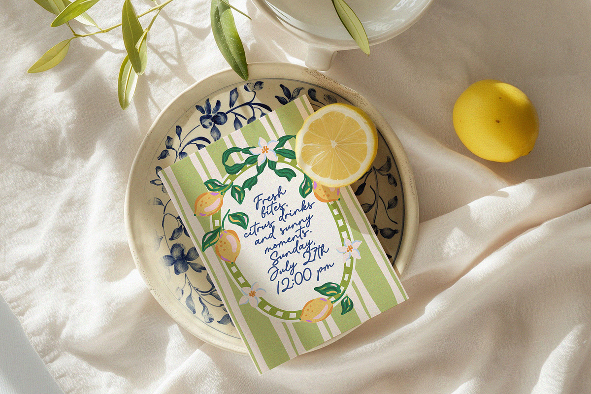 Bella Estate - Summer Hand Drawn Set, an Object Graphic by Leila Divine (Photo 12 of 19)