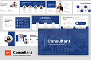 Finance & Consulting Powerpoint, a Presentation Template by BumbleGraph Studio (Thumbnail 1 of 5)