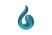 Modern Water Drop Logo, a Branding & Logo Template by GenesisCreativeCo (Thumbnail 2 of 2)