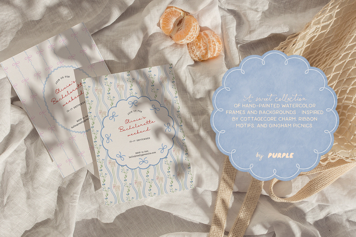 Bowette: Whimsical Frames & Papers, an Object Graphic by Purple (Photo 2 of 11)