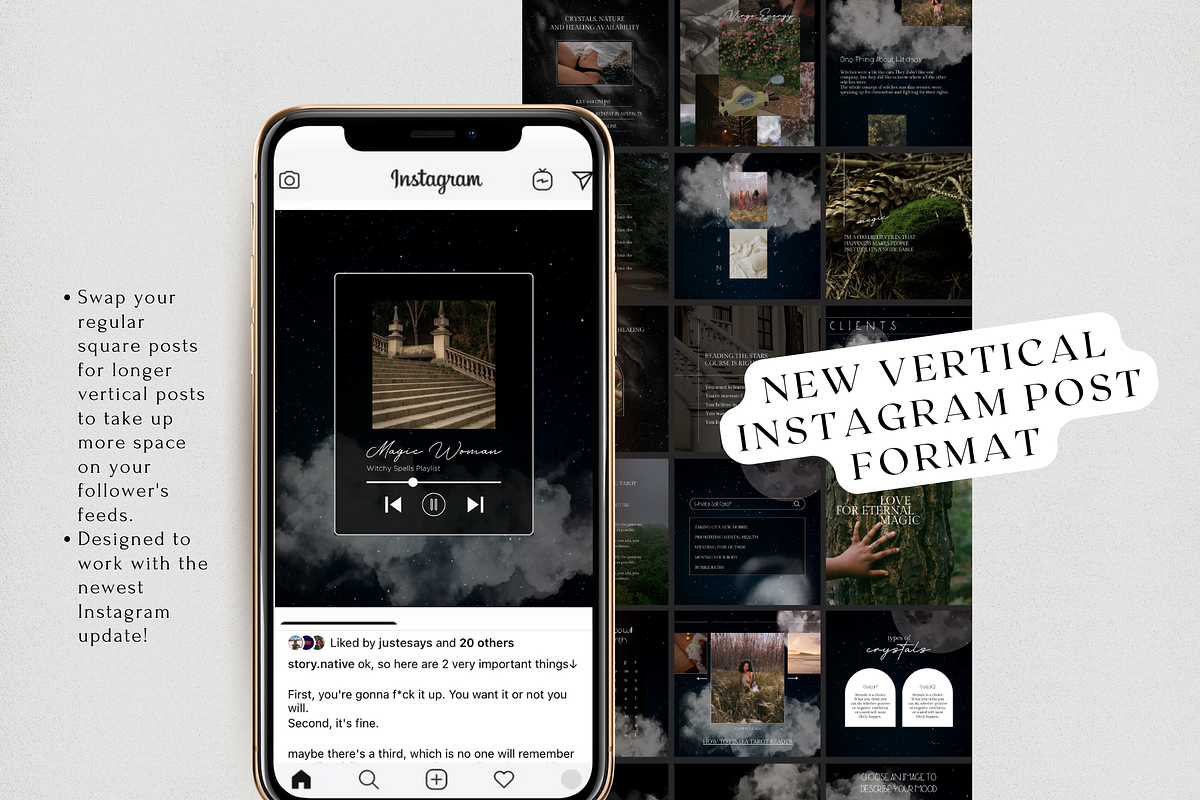 Witchy Instagram Astrology Template, a Social Media Template by Story Native (Photo 6 of 11)