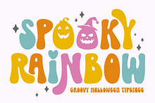 Spooky Rainbow - Halloween Font