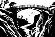 Mountain Valley Landscape SVG Bundle, an Object Graphic by Designer_Momina (Thumbnail 11 of 16)