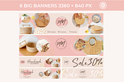 Editable ETSY shop branding kit, a Branding & Logo Template by Chakraborty Design (Thumbnail 3 of 9)