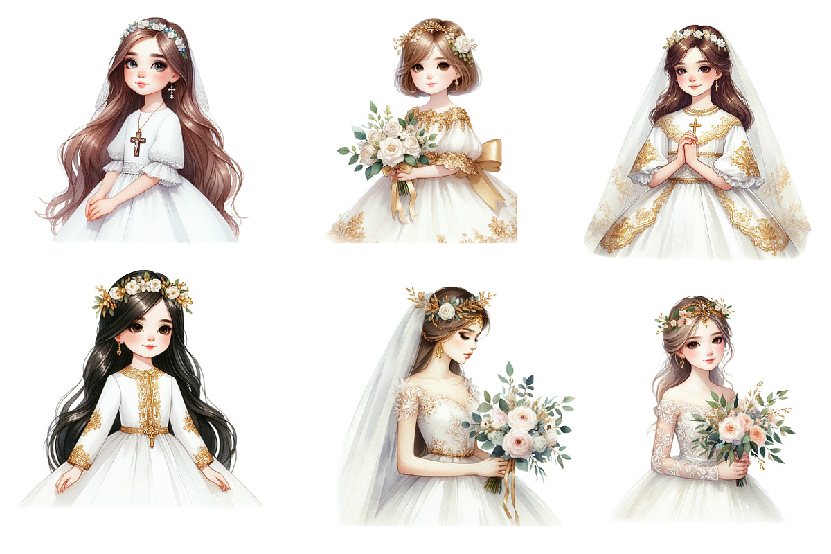 First Communion Clipart, an Illustration by CreationArt (Photo 5 of 5)
