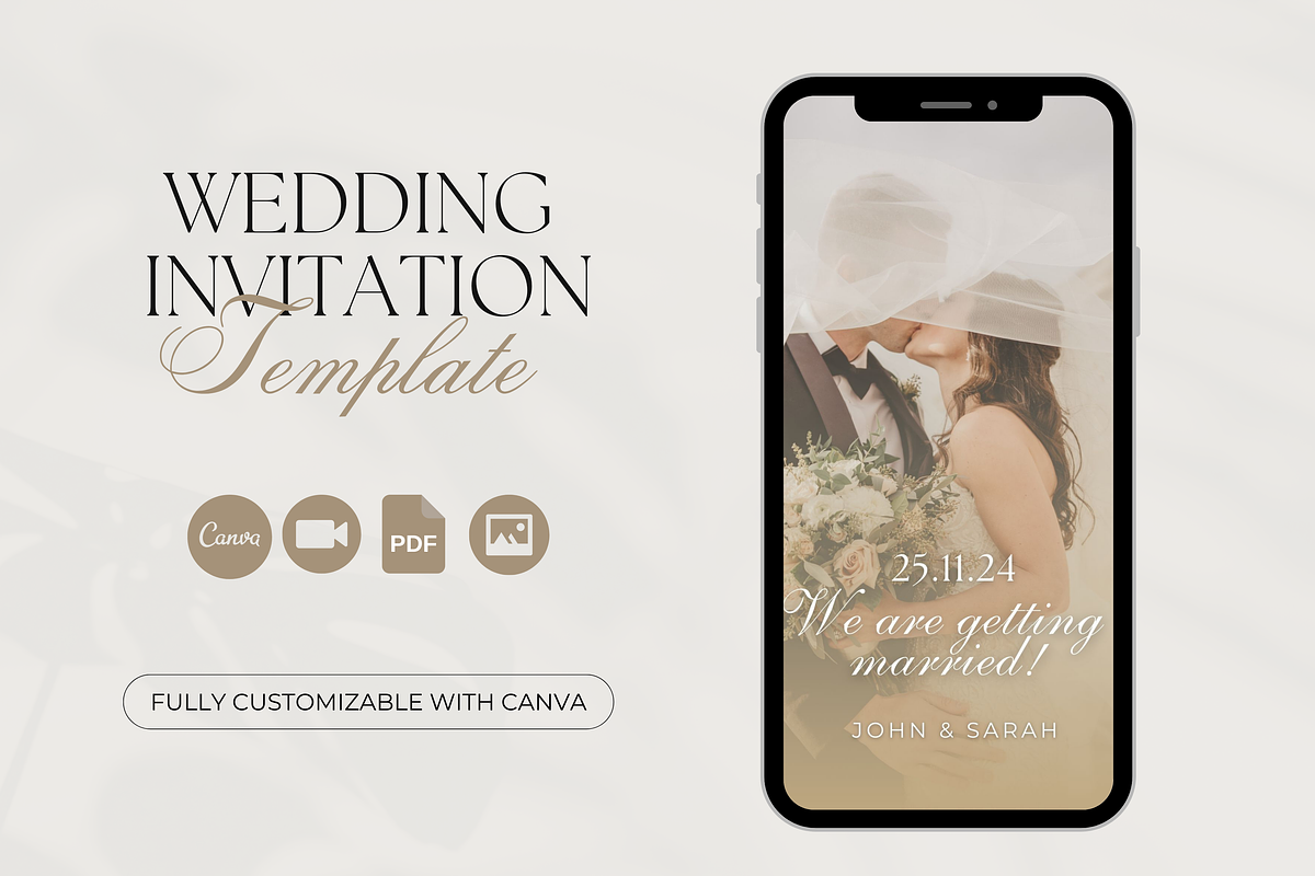 Wedding Invitation Template, a Presentation Template by Maga Studio (Photo 1 of 4)