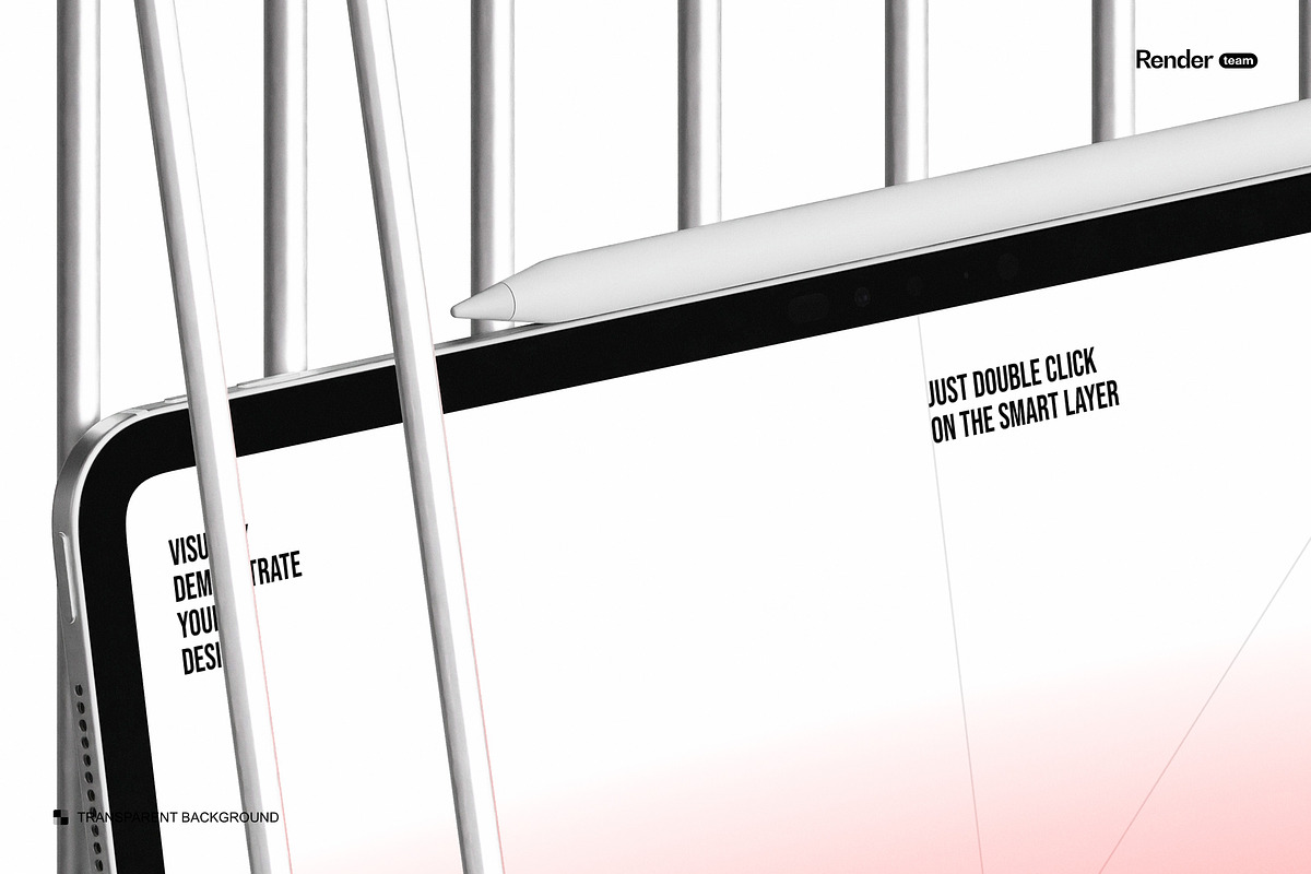 iPad Mockup Set, an iPad Mockup by Renderteam (Photo 7 of 11)