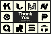 Letter Logo Template Vol 4, a Solid Icon by Tekuni (Thumbnail 12 of 12)