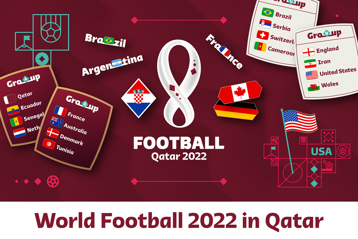World Cup Qatar 2022 - Mega Set, a Decorative Illustration by Lunarts Studio (Photo 1 of 6)