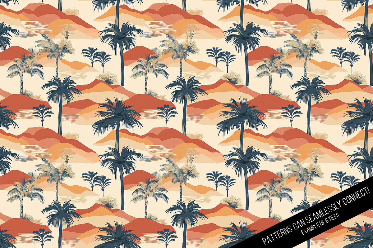 Vintage Palm Springs Seamless, a Pattern Graphic by Chromolume Studio (Photo 11 of 15)
