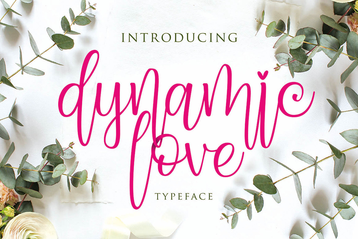 Dynamic Love | Calligraphy Script