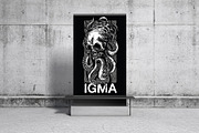 IGMA Bold - Dark & Grungy Font, a Sans Serif Font by Kohl + Cole (Thumbnail 3 of 7)