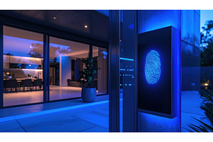 Futuristic fingerprint scanner, a Technology Photo by Igor Tichonow