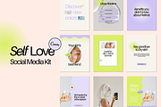 Self Love | Social Media Template, a Social Media Template by Mila Estudio (Thumbnail 2 of 12)