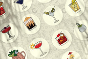 Elegant Bar Cocktail bundle, a Food Illustration by Chakraborty Design (Thumbnail 2 of 13)