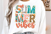 Summer Vibes Shirt PNG Sublimation, an Illustration by Libby Wishes (Thumbnail 4 of 5)