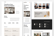 Luxvibe - Interior Design Framer, a Websites & App Template by peterdraw (Thumbnail 4 of 5)