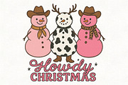 Howdy Christmas PNG Western Cowboy, an Illustration by CraftArtStudio (Thumbnail 1 of 4)