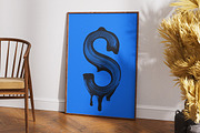 Melt Black Paint Font, a Handwritten Font by Handmadefont (Thumbnail 3 of 10)