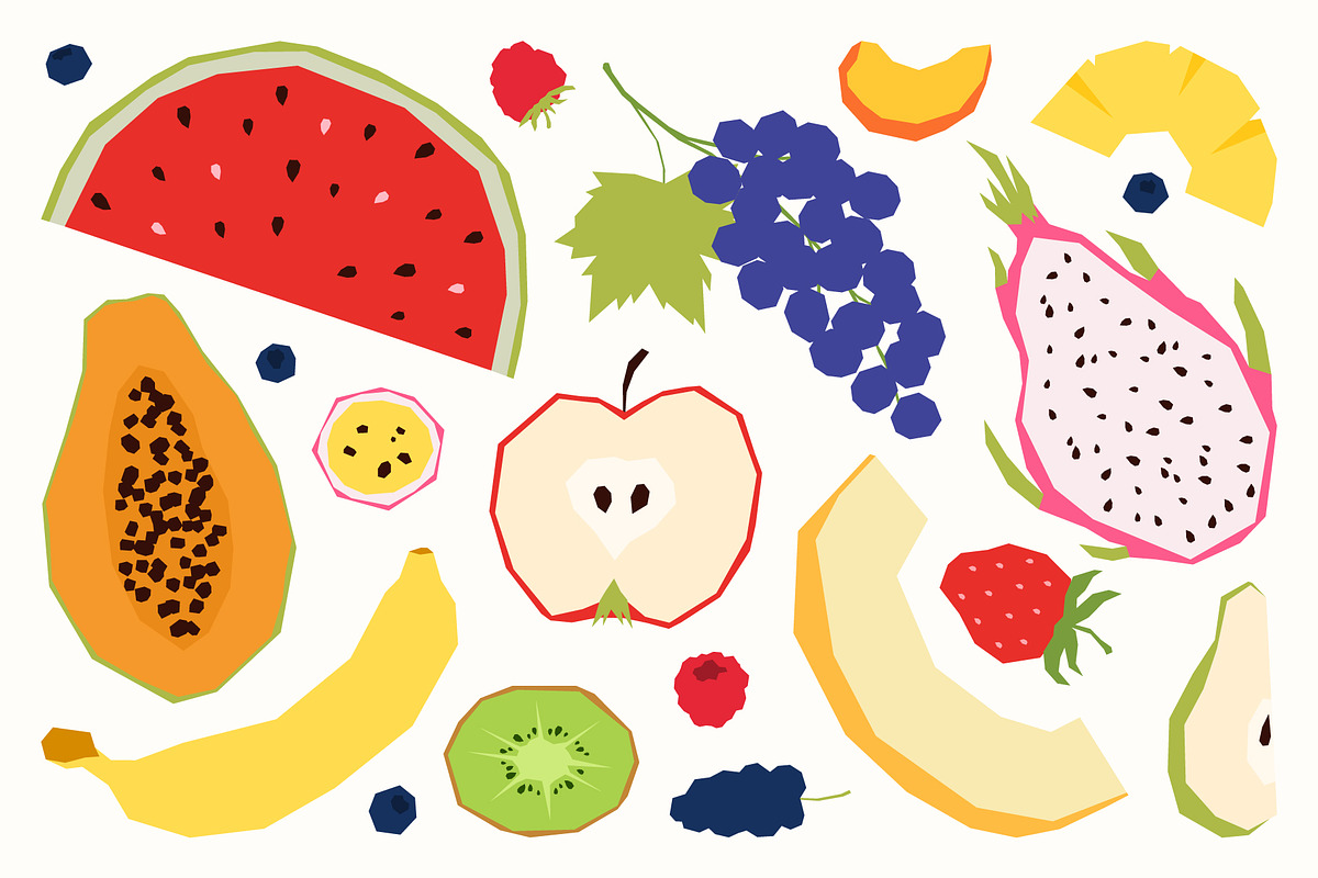 Summer fruit, a Food Illustration by Andrey Yaroslavtsev (Photo 3 of 9)