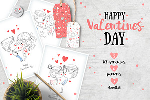 Happy Valentines Day. Love cards.
