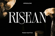 Risean Modern Serif Font, a Serif Font by Luna Shop (Thumbnail 1 of 8)