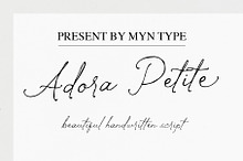 Adora Petite Handwritten Script Font