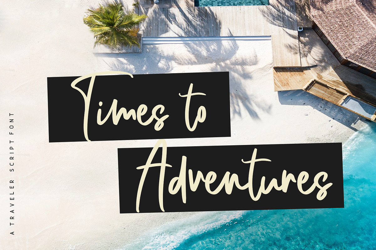 Bellevue // A Traveler Script Font preview 4