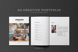 A5 Creative Portfolio / Catalogue