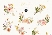 Bohemian Flower Collection, an Illustration by annartdreams (Thumbnail 2 of 11)