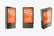 Street Signboard Mockup, a Product Mockup by OneVectorStock (Thumbnail 3 of 3)