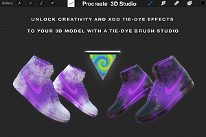 Procreate 3D Model Nike Air Jordan