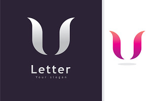U Logo Design and template. Creative, a Branding & Logo Template by T.Vooka