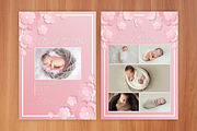 Birth Announcement Template, a Card Template by Madhabi Studio (Thumbnail 2 of 2)