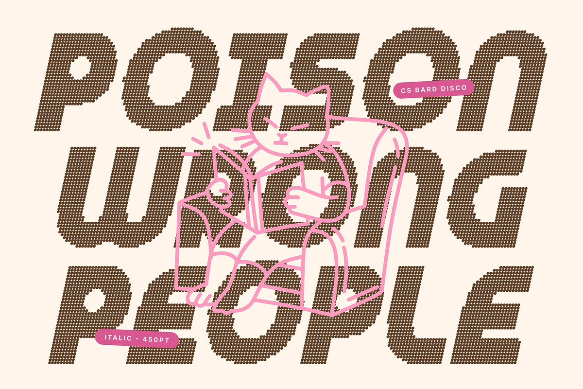 CS Bard Disco, a Sans Serif Font by Craft Supply Co. (Photo 7 of 8)