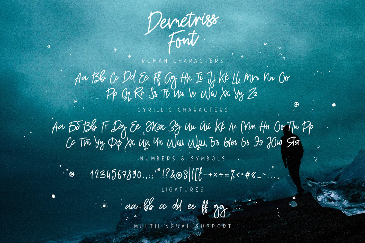 Demetriss Font preview 7