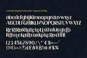 Lemodis Display, a Serif Font by studiobasic (Thumbnail 8 of 9)