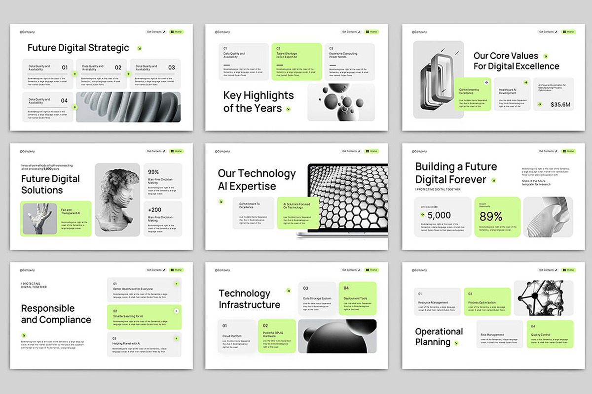 AI Technology Presentation Template, a Presentation Template by TypeMakers (Photo 3 of 5)