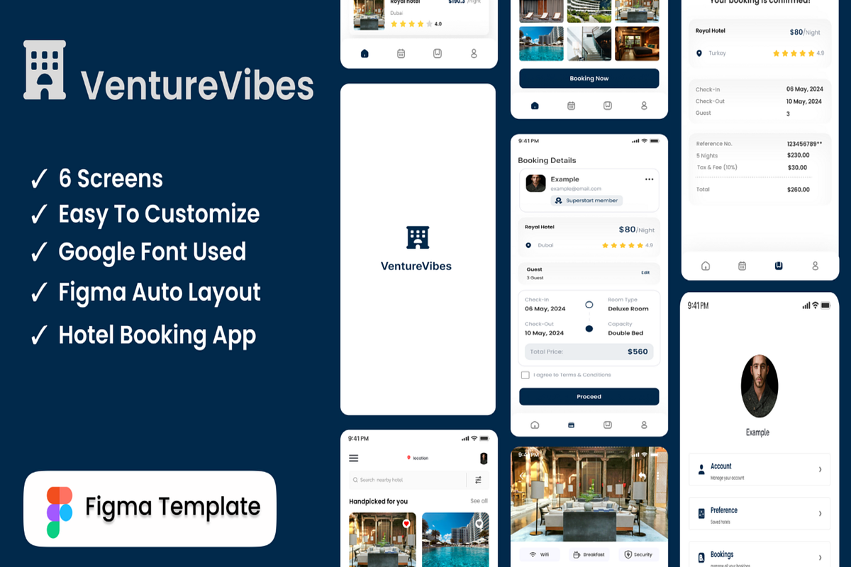 VentureVibes - Booking App Ui kit, an App Template by NextifyApps (Photo 2 of 2)