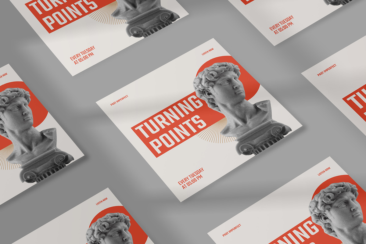 History Podcast Cover, a Social Media Template by Neermana (Photo 2 of 4)