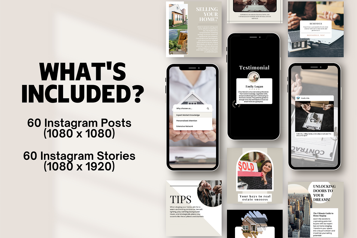 Real Estate Instagram Post Template, a Social Media Template by EliteMatidi (Photo 4 of 8)