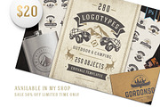 50 Outdoor logos and badges, a Branding & Logo Template by Vasya Kobelev (Thumbnail 19 of 19)